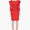 Lanvin Red Robe Dress in Red - Lyst