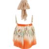Matthew Williamson Striped Halterneck Playsuit in Orange - Lyst