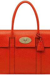 Mulberry Mulberry Bayswater Shoulder Handbag Flame Red