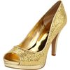 Nine West Nine West Womens Danee Platform Pump in Gold (gold glitter) - Lyst