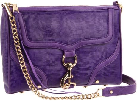 Rebecca Minkoff Rebecca Minkoff Mac Bombe Clutch in Purple (violet) - Lyst