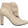 Reiss Bow Front Ankle Boots in Beige (natural) - Lyst