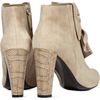 Reiss Bow Front Ankle Boots in Beige (natural) - Lyst