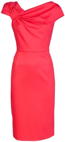 Valentino Bow Shoulder Dress - Lyst