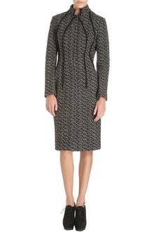 Bottega Veneta Jacquard Coat - Lyst