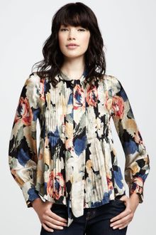 Elizabeth And James Celeste Printed Blouse - Lyst