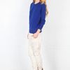 Equipment Cashmere Crew Neck Top in Blue - Lyst