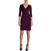 J. Mendel Asymmetric Wrap Dress in Purple (plum) - Lyst