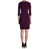 J. Mendel Asymmetric Wrap Dress in Purple (plum) - Lyst