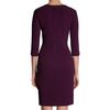 J. Mendel Asymmetric Wrap Dress in Purple (plum) - Lyst