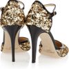 Jimmy Choo Tessa Sequined Leather Pumps in Gold - Lyst