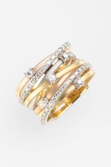 Marco Bicego Goa Diamond Tri Tone Ring