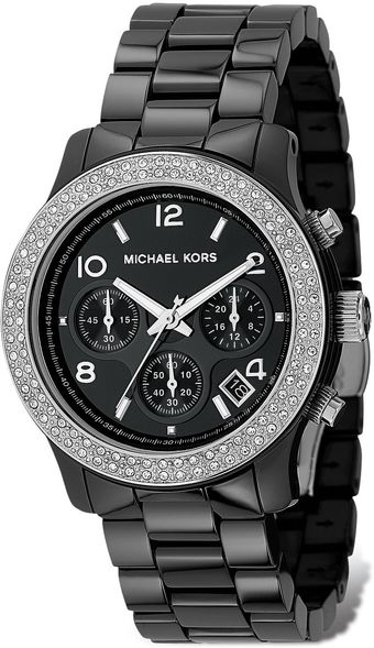 Michael Kors Michael Ceramic Glitzy Watch 39 Mm - Lyst