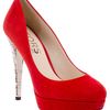Michael Kors Contrast Heel Pump in Red - Lyst