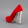 Michael Kors Contrast Heel Pump in Red - Lyst