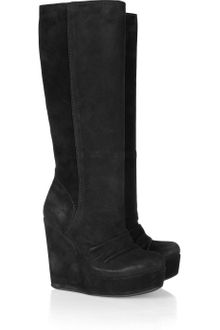 Pedro Garcia Holiday Suede Wedge Boots - Lyst