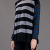 Stella Mccartney Contrast Striped Sweater in Blue (grey) - Lyst