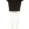 Topshop Black Textured Peplum Skirt in Black - Lyst