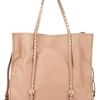 Valentino Studded Shopper Bag in Beige (nude) - Lyst