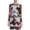 Dolce & Gabbana Lace Appliqué Mini Dress in Black (floral) - Lyst