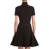 Givenchy Slim Punto Milano Flare Dress in Black - Lyst