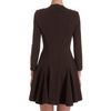 Givenchy Knit Flare Dress in Brown - Lyst