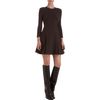 Givenchy Knit Flare Dress in Brown - Lyst