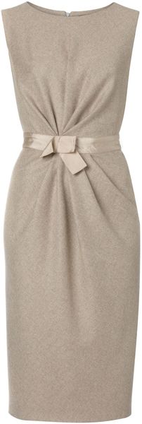 Max Mara Studio Sole Sleeveless Tunic Dress with Bow Waist - Lyst