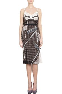 Nina Ricci Patchwork Lace Cami Dress - Lyst