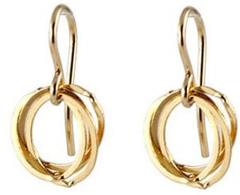 Peggy Li Clustered Circle Earrings Gf - Lyst