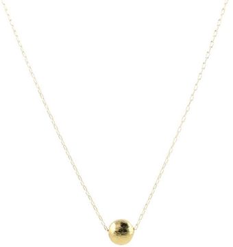 Peggy Li Single Dot Necklace Gf - Lyst