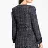 Tory Burch Annabelle Tweed Coat in Blue (navy multi) - Lyst
