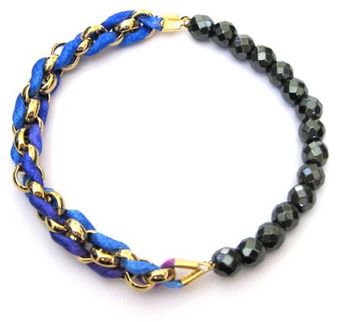 Yuen London Blue Mix Hematite Facets Bracelet - Lyst