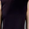 Alexander Mcqueen A Line Dress in Black (aubergine) - Lyst