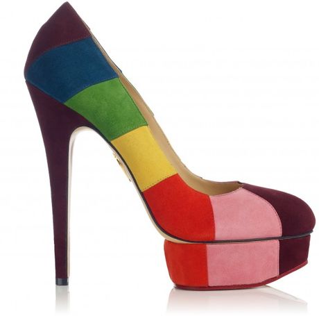 Charlotte Olympia Priscilla in Stripes in Multicolor - Lyst