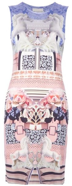 Mary Katrantzou Powdy Jersey Dress - Lyst