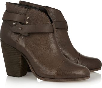 Rag & Bone Harrow Leather Biker Boots - Lyst
