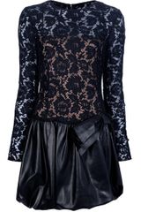 Valentino Lambskin Dress
