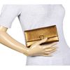Alexander Mcqueen Continental Wallet in Gold (b) - Lyst