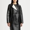 Alexander Wang Hybrid Lacquered Coat in Black - Lyst
