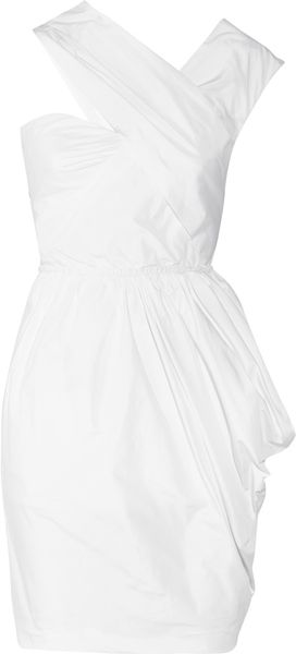 Carven Asymmetric Shell Dress - Lyst