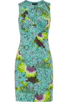 Class Roberto Cavalli Printed Satin Jersey Dress - Lyst