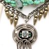 Dannijo Fielding Necklace in Blue (silver) - Lyst