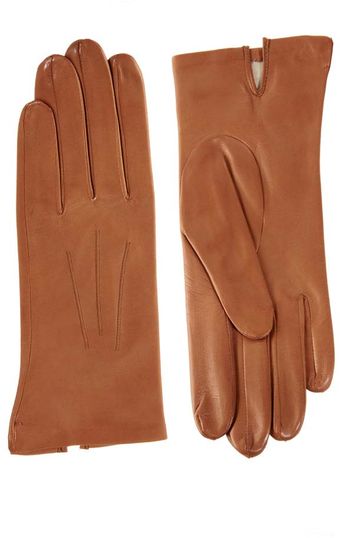 Dents Silk Lined Leather Gloves - Lyst