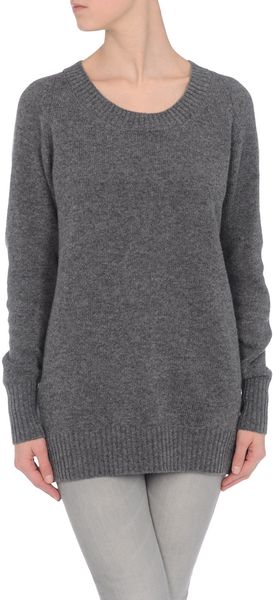 Dolce & Gabbana Long Sleeve Sweater in Gray (grey) - Lyst