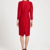 Giambattista Valli Puffedsleeve Dress in Red - Lyst