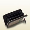 Gucci Italy Gg Flag Collection Zip Around Wallet in Beige - Lyst