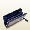 Gucci Usa Gg Flag Collection Zip Around Wallet in Blue (beige) - Lyst