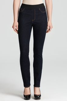 Karen Kane Dark Rinse Jeggings - Lyst