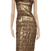 L'wren Scott Lace Covered Silk Blend Dress in Gold - Lyst